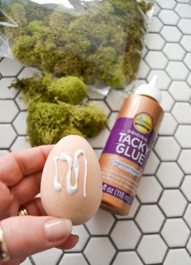 get rid of your boring easter eggs make mossy spring eggs