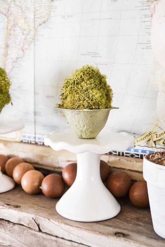 get rid of your boring easter eggs make mossy spring eggs
