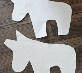 make a unicorn plush pillow