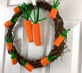 baby carrot wreath tutorial for spring