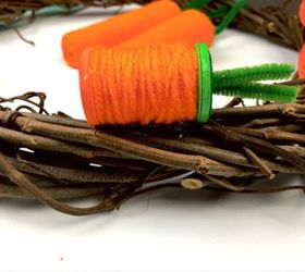 baby carrot wreath tutorial for spring