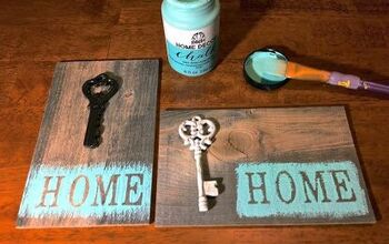 DIY Weathered Wood HOME Sign Craft