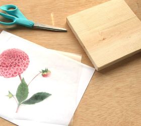diy wood wall art with easy image transfer