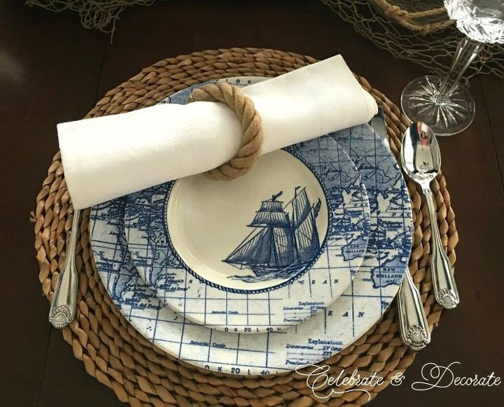 diy nautical napkin rings