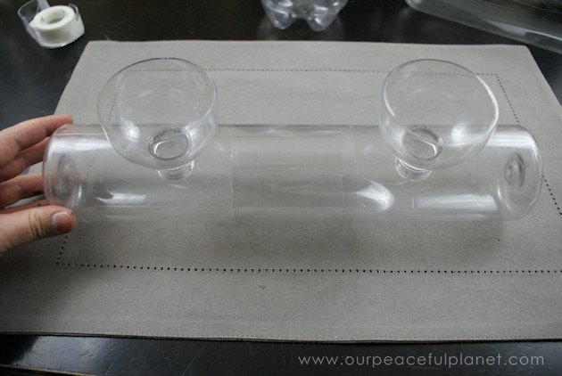 self watering planters from soda bottles