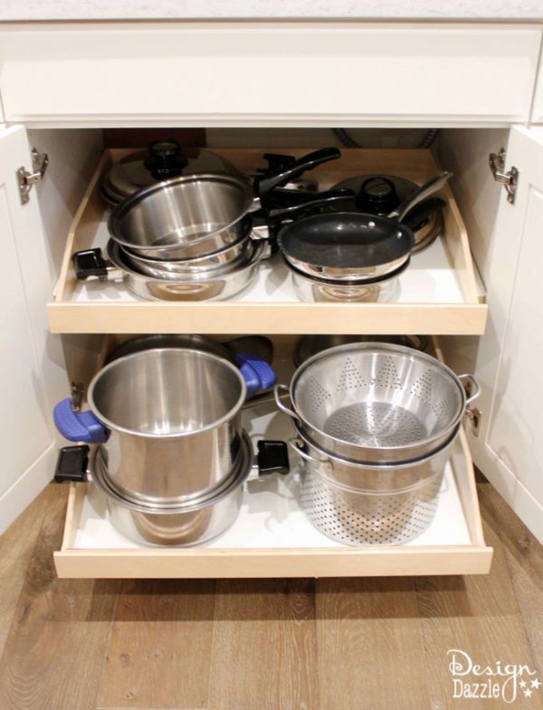 soluciones ocultas de almacenamiento en la cocina