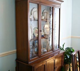 china cabinet makeover without painting