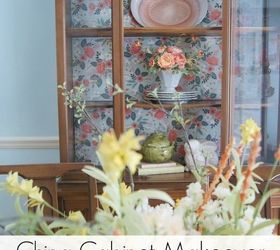 china cabinet makeover without painting