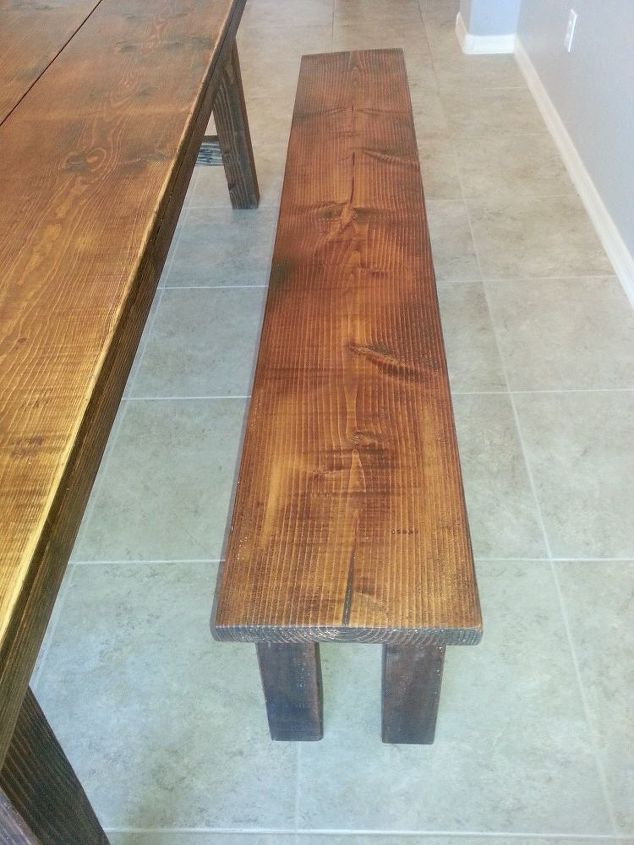 how to build a farmhouse table and bench yes you can do it