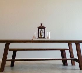 how to build a farmhouse table and bench yes you can do it