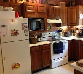 An Update on Painted Kitchen Cabinets and Counter Tops