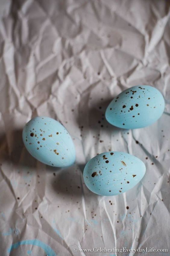 speckled easter eggs