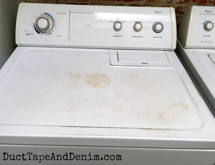 how to paint a washing machine and dryer