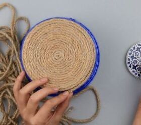 How to Recycle Packaging to Make a DIY Rope Basket Container