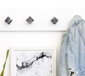 diy cabinet pull coat hanger upcycle