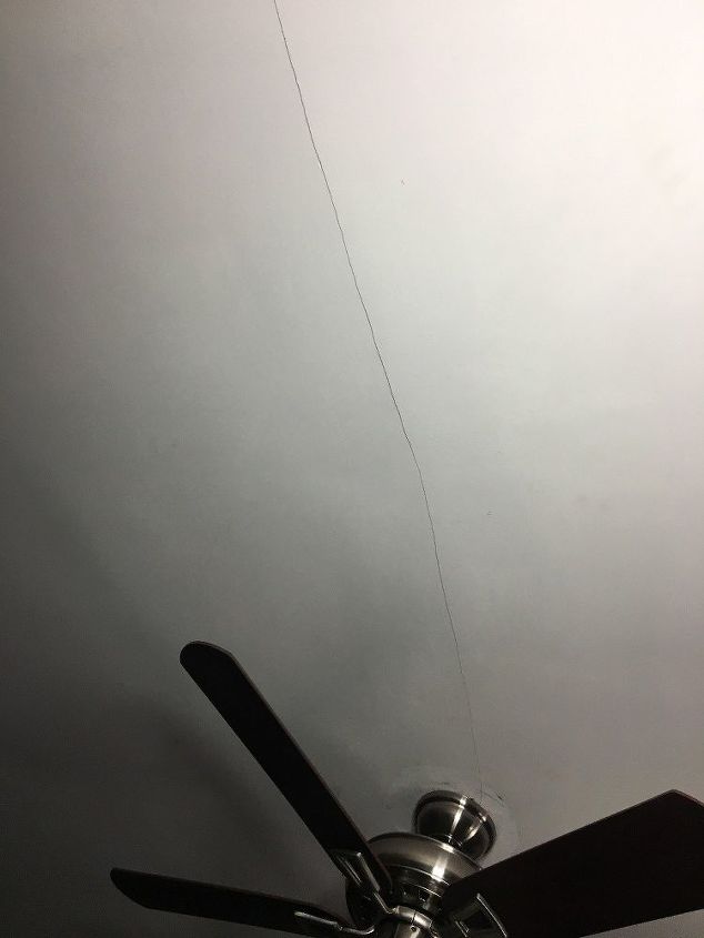 fixing a crack in a wall or ceiling