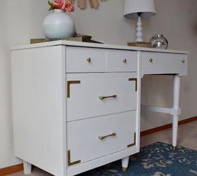 up cycled desk with hardware