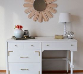 up cycled desk with hardware