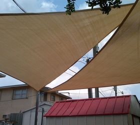 modern patio diy inspiration, Wind Sails