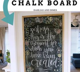 Framed Magnetic Chalkboard DIY