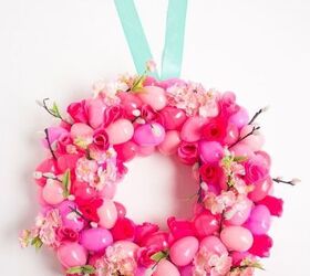 gorgeous floral easter egg wreath