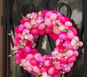 gorgeous floral easter egg wreath