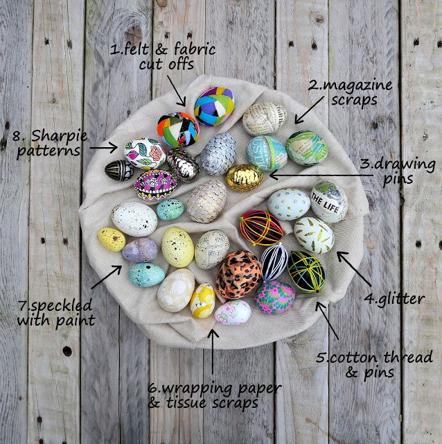 8 ideas para decorar huevos