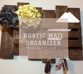 rustic mail organizer