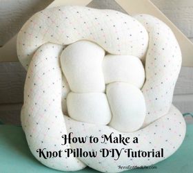 knot pillow diy tutorial