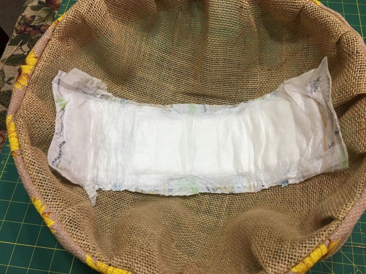 no more coconut liners for my hanging baskets