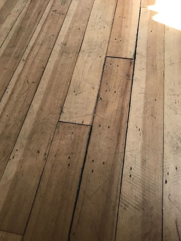 q old wide wooden plank floors