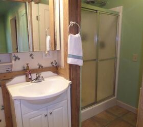 guest bathroom makeover on a budget