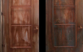 Funky Old Copper Door & Mirror