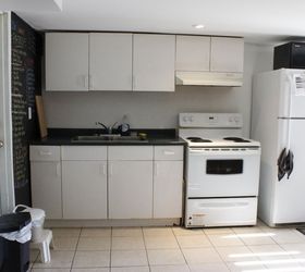 diy basement apartment kitchen