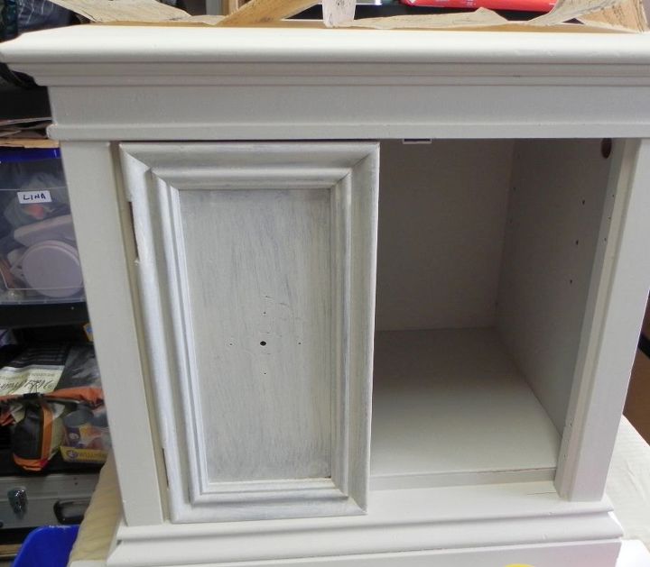 Using Paint And Mod Podge To Transform An Ugly Cabinet Hometalk