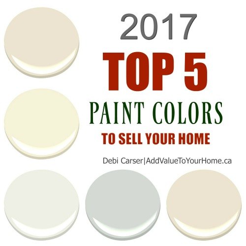 los 5 mejores colores de pintura para vender su casa en 2017