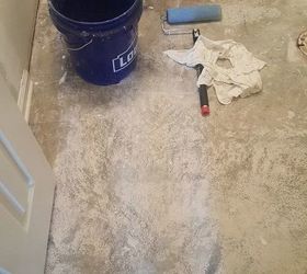 how to finish removing linoleum adhesive for tile on concrete floor