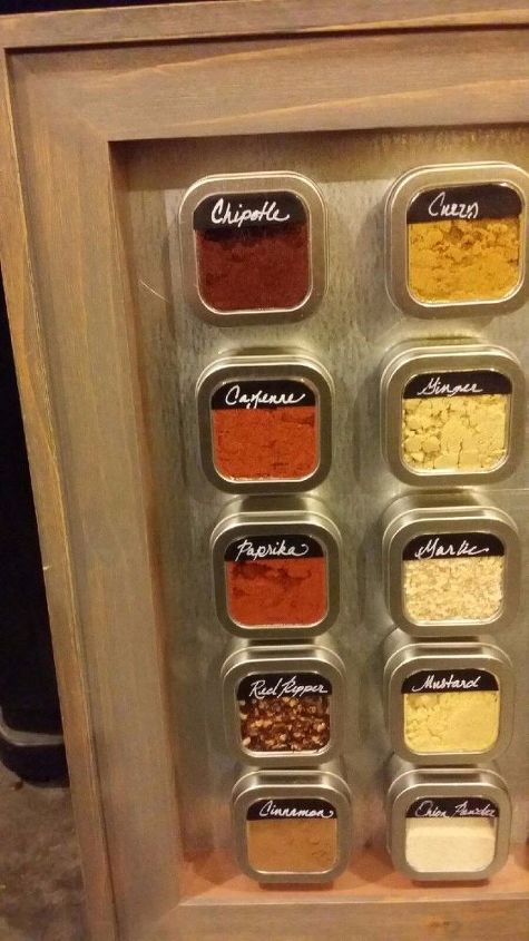 magnetic rustic spice racks upcycled recycled and nearly free
