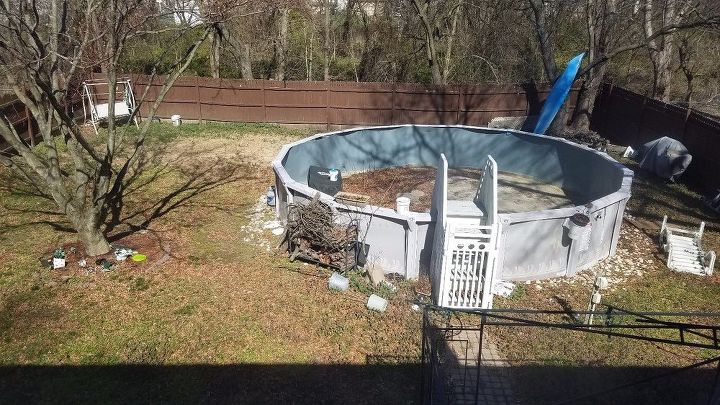 how to convert an above ground pool into a natural pool