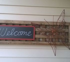 new front porch signage, Put it all together