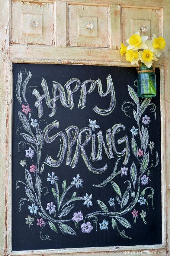 chalking it up happy spring blooms