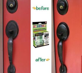how to makeover your front door without painting