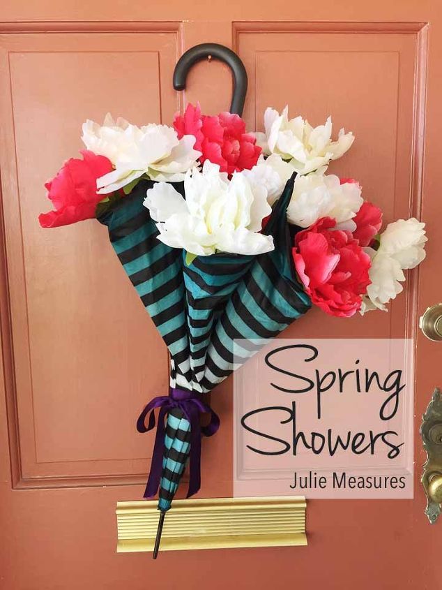 spring showers upcycled crafts