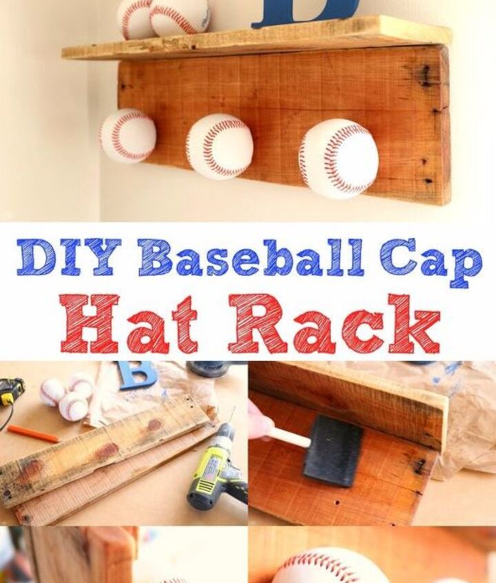 Diy Baseball Hat Rack Hometalk