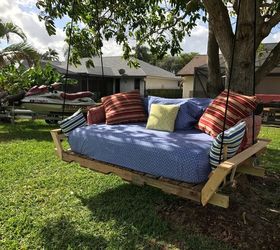 pallet swing bed modified idea found on pinterest, So relaxing