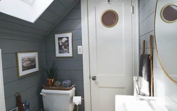 Tiny Attic Bathroom Gets a DIY Update