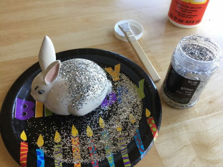 e crafternoons glitter easter bunny