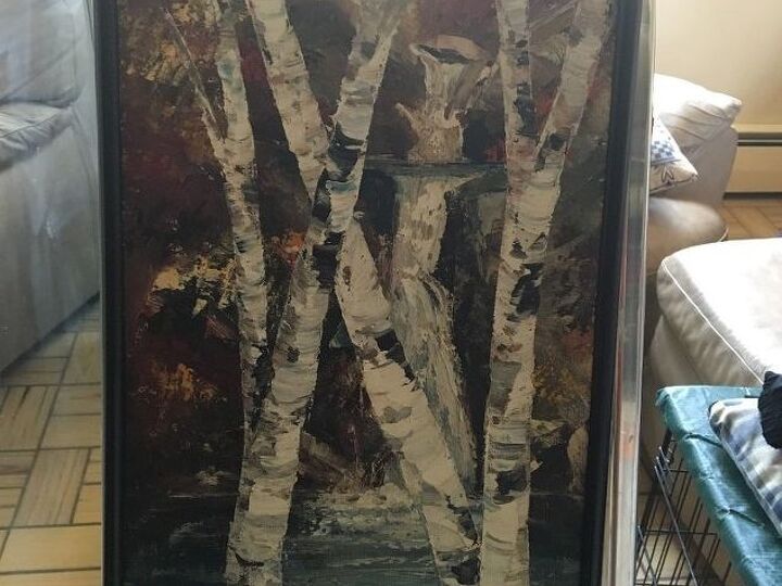 q how to clean oil painting