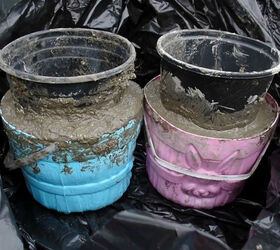 Hypertufa Easter Basket Garden Planters Eggs Too Hometalk