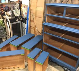 how to paint a masculine blue dresser